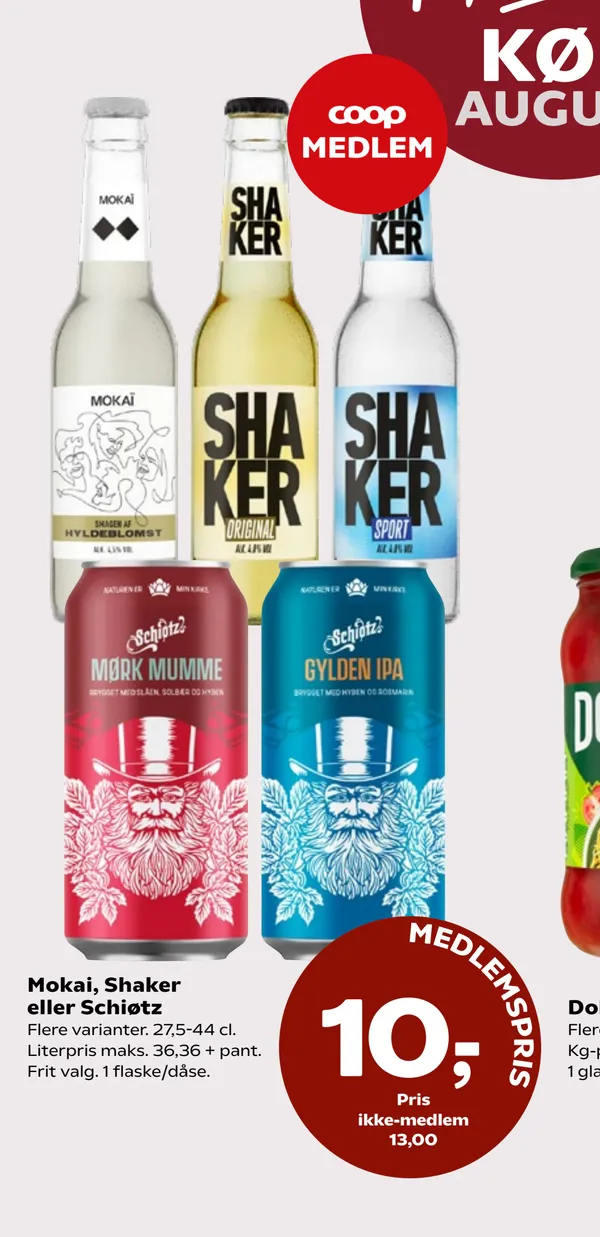 Mokai, Shaker eller Schiøtz