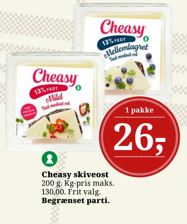 Cheasy Skiveost 13% Ml
