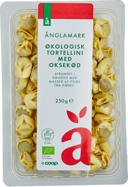 ØKO ÄM TORTELLINI MED OKSEKØD 250 G – produktbillede