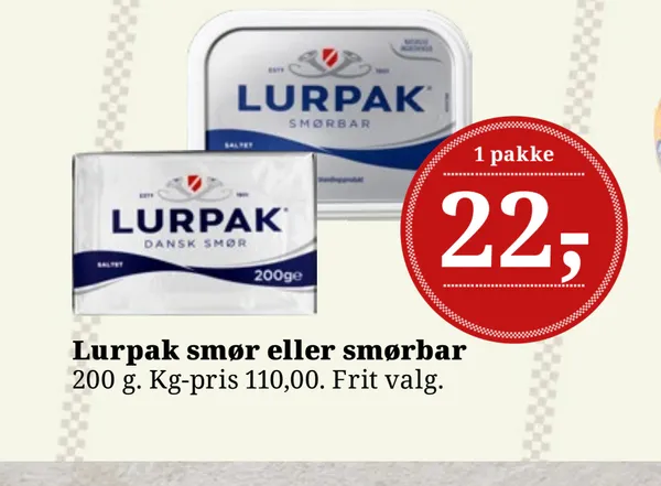 Lurpak Smør Saltet