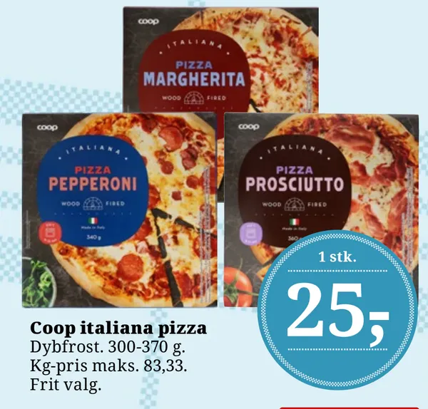 Coop italiana pizza
