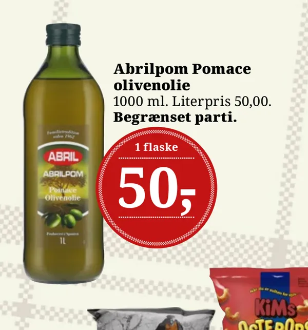 Pomace Olivenolie Abril