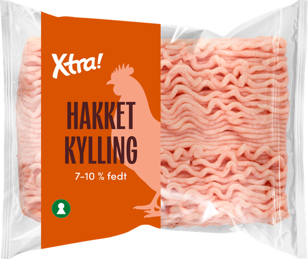 XTRA HAKKET KYLLING 7-10% 450 G FP