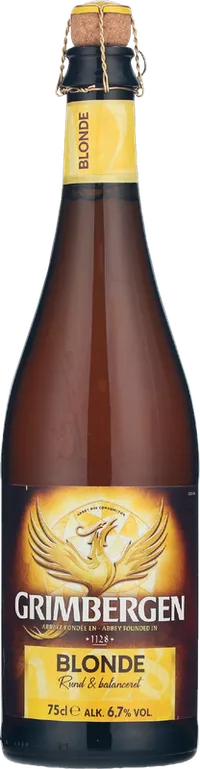 GRIMBERGEN BLONDE 75 CL FL 6,7% – produktbillede