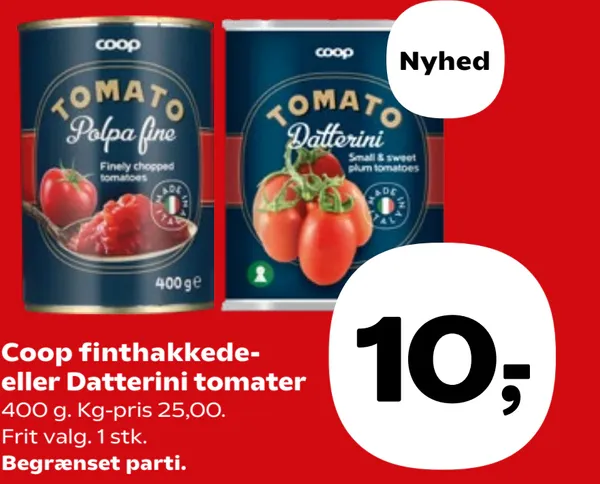 COOP FINTHAKKEDE TOMATER