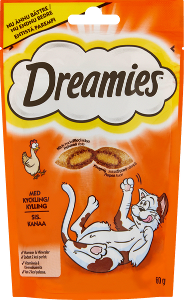 DREAMIES KYLLING 60 G MARS