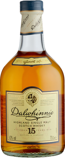 DALWHINNIE 15 ÅRS SINGLE MALT 70 CL 43%