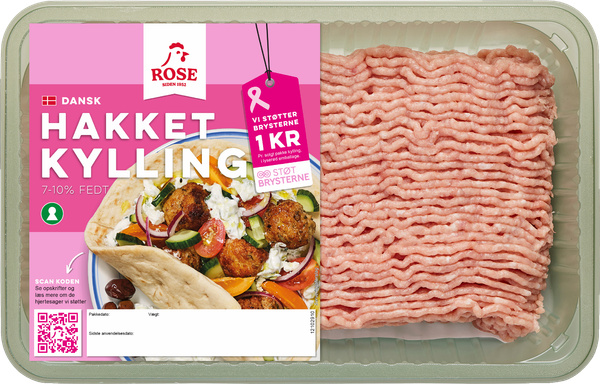 ROSE HAKKET KYLLING 7-10% – produktbillede