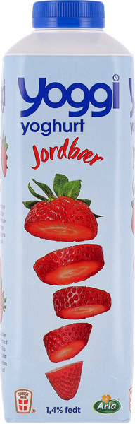YOGGI YOGHURT JORDBÆR 1,4% – produktbillede