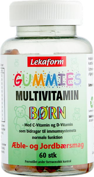 LEKAFORM GUMMIES MULTIVITAMIN BØRN 60STK