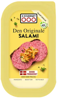 SALAMI, SKIVER 3-STJERNET 125 G – produktbillede