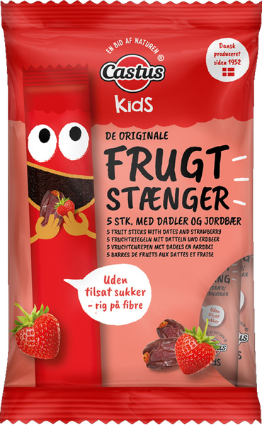 CASTUS FRUGTSTÆNGER JORDBÆR 5 X 20 G