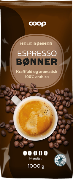 COOP ESPRESSO HELE BØNNER