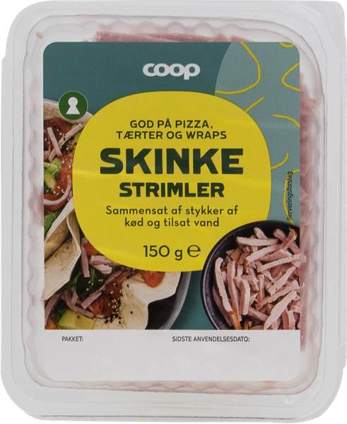 COOP SKINKE STRIMLER 150 G – produktbillede