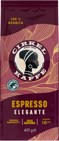 CIRKEL KAFFE ESPRESSO ELEGANTE HB 400 G