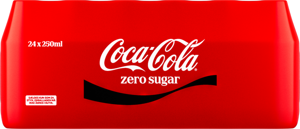 COCA-COLA ZERO SUGAR 24X25 CL PET