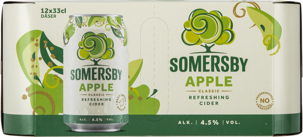 SOMERSBY APPLE 12X33 CL DS 4,5%