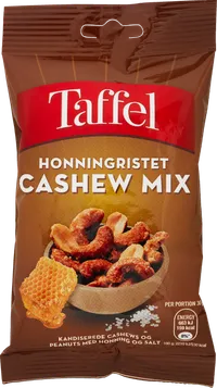 TAFFEL HONNINGRISTEDE CASHEW 110 G – produktbillede