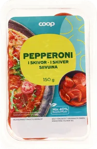 COOP PEPPERONI SKIVER – produktbillede