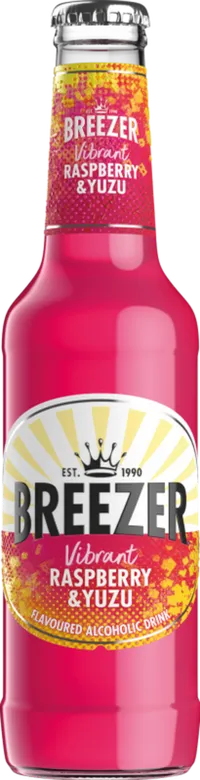 BREEZER RASPBERRY/YUZU 27,5 CL FL 4% – produktbillede