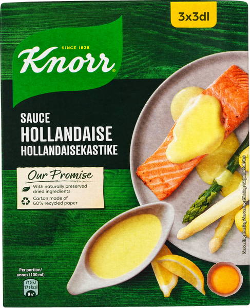 KNORR SAUCE HOLLANDAISE 12X3X22G
