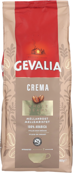 GEVALIA KAFFEBØNNER CREMA