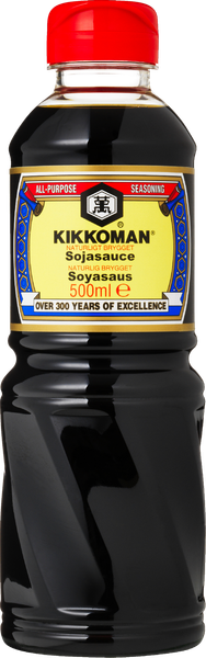 KIKKOMAN SOY SAUCE 500 ML – produktbillede