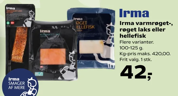 IRMA RØGET HELLEFISK