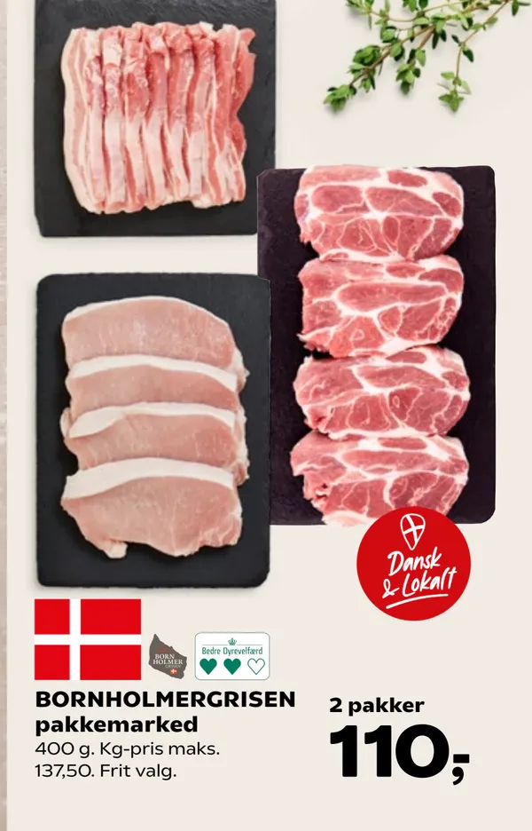 BORNHOLMERGRISEN pakkemarked