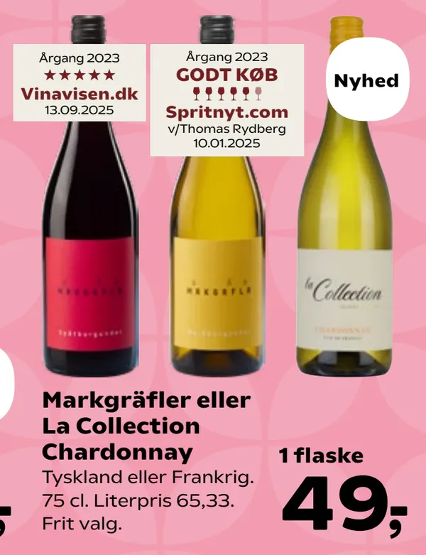 LA COLLECTION VDF CHARDONNAY FR 13,5%