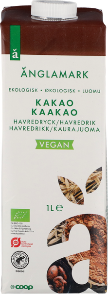 ØKO ÄNGLAMARK HAVREDRIK KAKAO 1 L