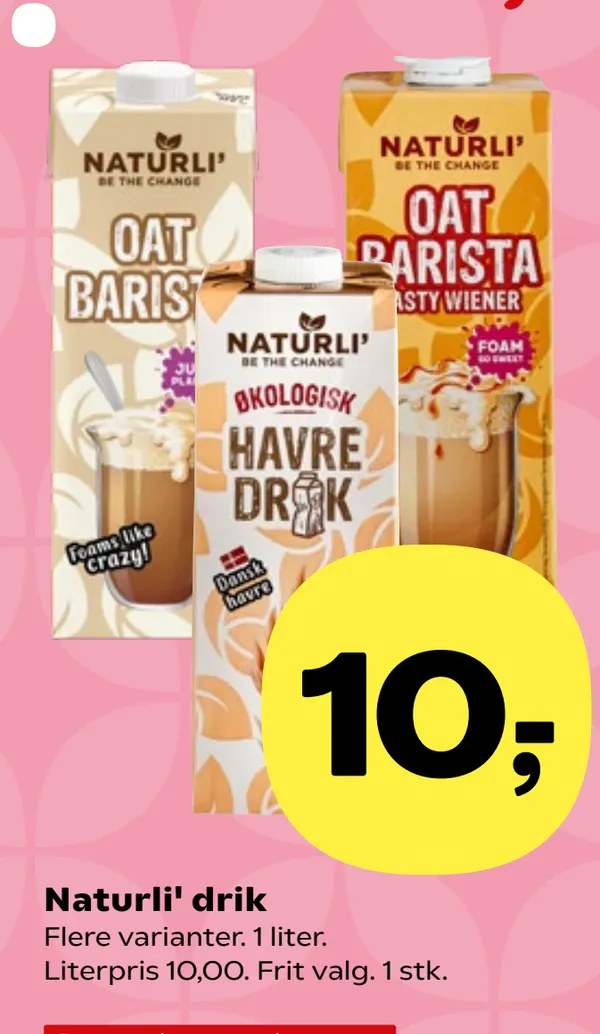 Naturli Oat Barista Drink
