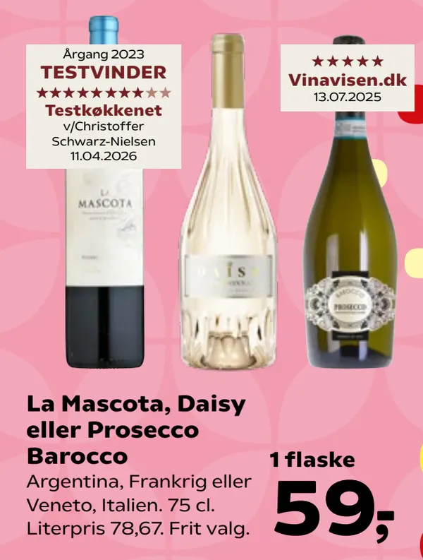 PROSECCO BAROCCO BIANCO ITALIEN 75CL 11%