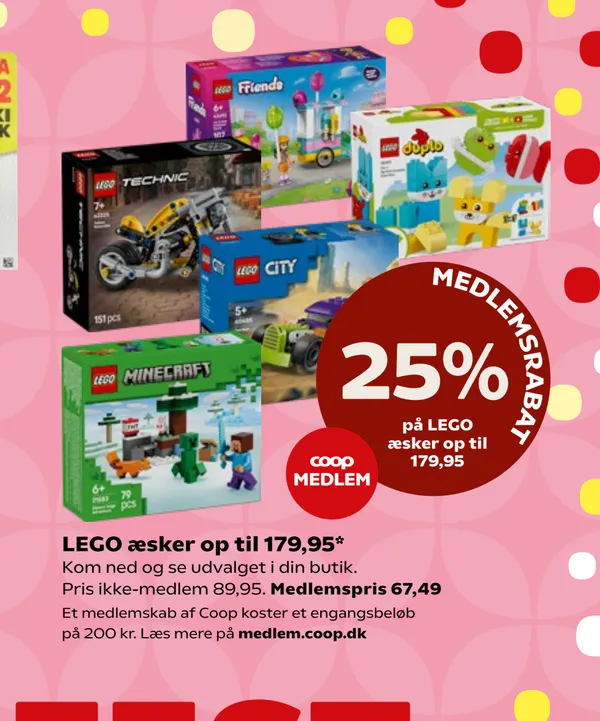LEGO æsker op til 179,95*