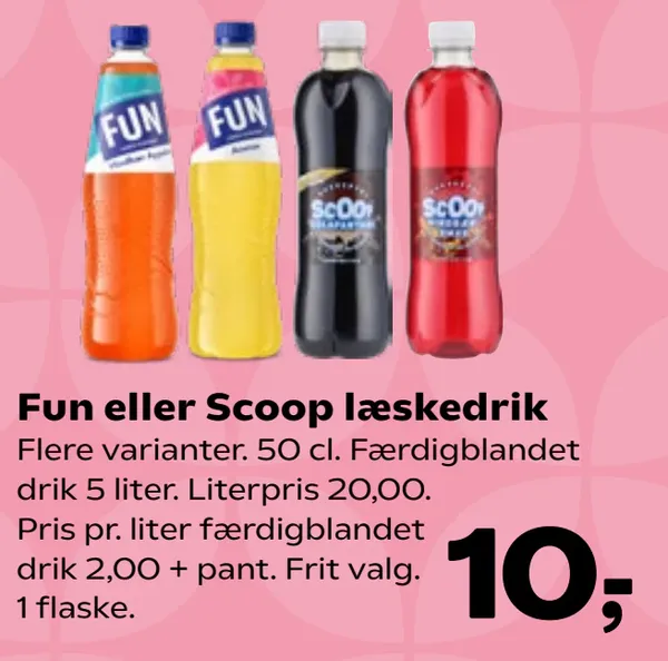 Scoop Hindbær Light