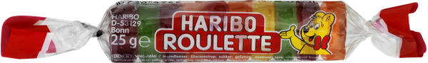 HARIBO ROULETTE PESETOS 25 G – produktbillede