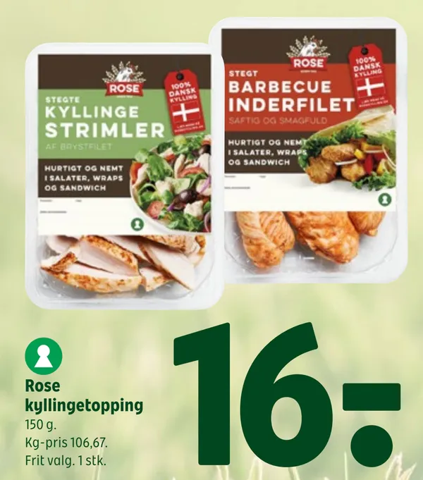 Stegte Kyllingestrimler