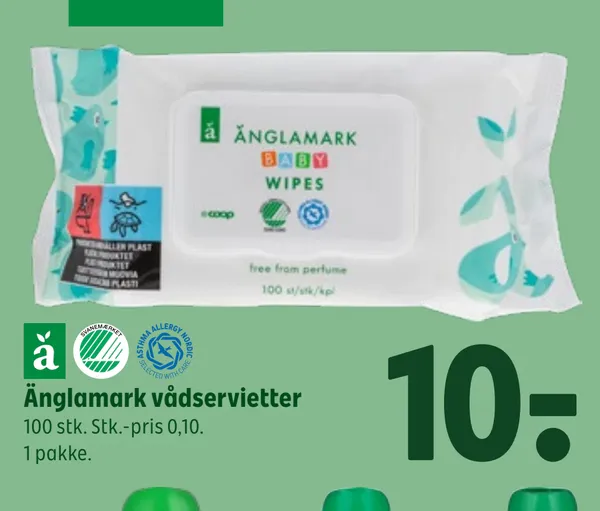 Änglamark vådservietter