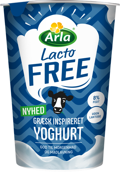 ARLA GRÆSK INSP YOGHURT LAK FRI 8% 400 G – produktbillede