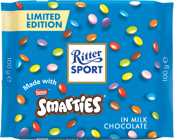 RITTER SPORT SMARTIES MÆLKECHOKOLADE