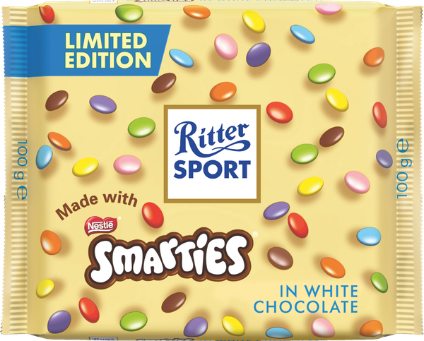 RITTER SPORT SMARTIES HVID CHOKOLADE