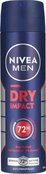 NIVEA DRY IMPACT MALE SPRAY – produktbillede
