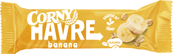 CORNY HAVRE BANANA 50G – produktbillede