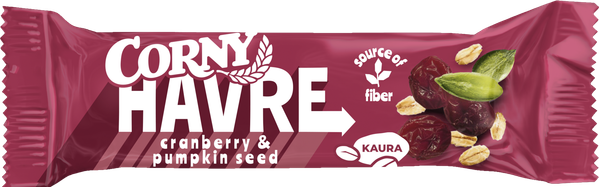 CORNY HAVRE CRANBERRY/PUMPKIN SEEDS 50G – produktbillede