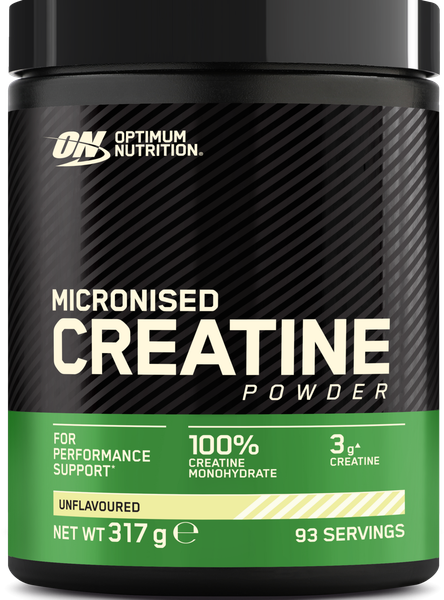 ON MICRONISED CREATINE UNFLAVOURED 317 G – produktbillede