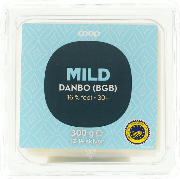 COOP MILD +30 DANBO SKIVEOST 16%