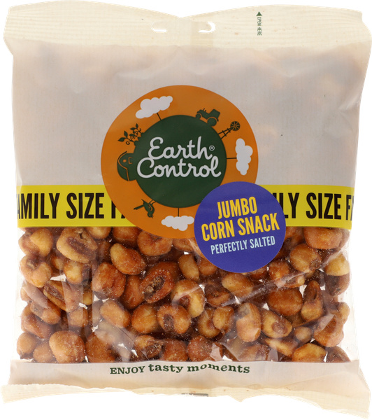 EARTH CONTROL JUMBO CORN SNACK – produktbillede