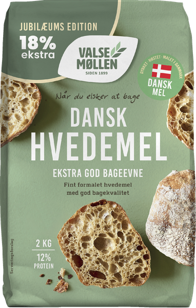1/4 PL VALSEMØLLEN HVEDEMEL JUBI – produktbillede