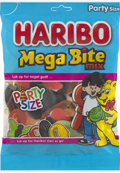 HARIBO MEGA BITE MIX 470 G – produktbillede