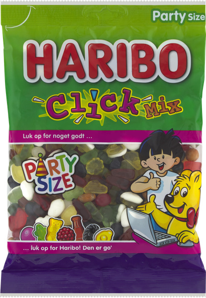 HARIBO CLICK MIX 470 G – produktbillede